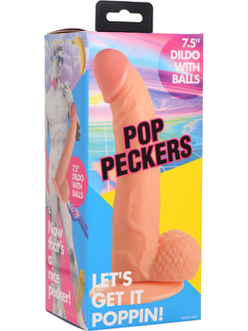 Pop Peckers: Poppin Dildo 19 cm, light