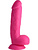 Pop Peckers: Poppin Dildo, 21 cm, pink