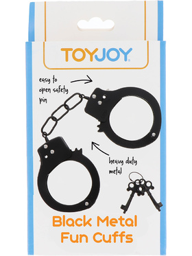 Toy Joy: Metal Fun Cuffs, black