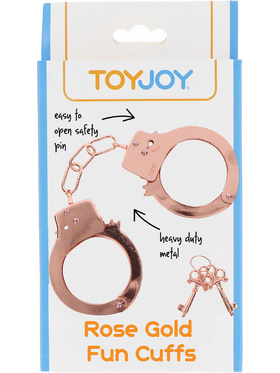 Toy Joy: Metal Fun Cuffs, rosegold