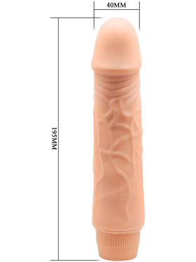 Barbara Jeff: Realistic Multi-Speed Vibrator, 19.5 cm