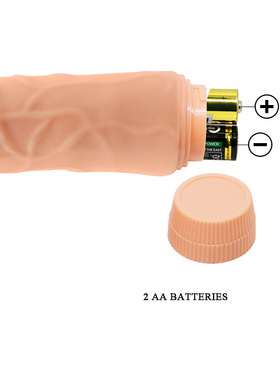 Barbara Jeff: Realistic Multi-Speed Vibrator, 19.5 cm