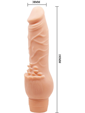 Barbara Clark: Realistic Multi-Speed Vibrator, 19.5 cm