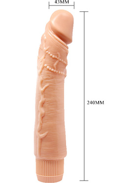 Barbara Dybbuk: Realistic Multi-Speed Vibrator, 24 cm