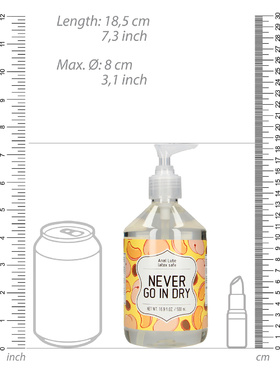 S-Line: Anal Lube, Never Go In Dry, 500 ml