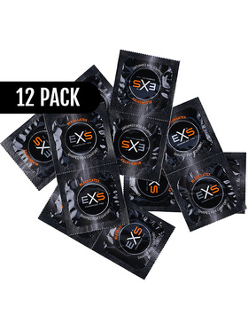 EXS Black Latex: Condoms, 12-pack