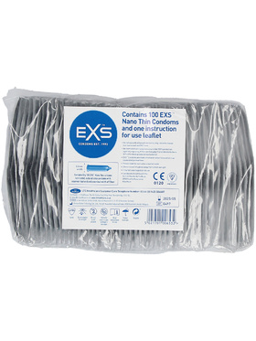 EXS Nano Thin: Condoms, 100-pack