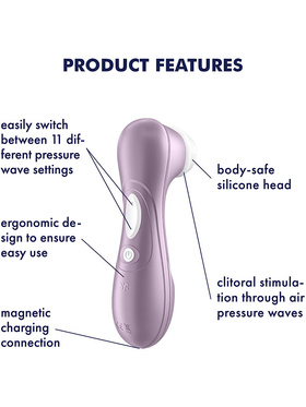 Satisfyer: Pro 2 Generation 2, Air Pulse Stimulator, purple