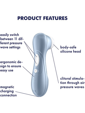 Satisfyer: Pro 2 Generation 2, Air Pulse Stimulator, blue