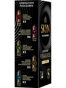 Manix Skyn: Unknown Pleasures Condoms, 14-pack