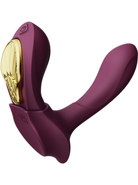 Zalo: Aya Wearable Vibrator with Remote control, purple