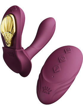 Zalo: Aya Wearable Vibrator with Remote control, purple