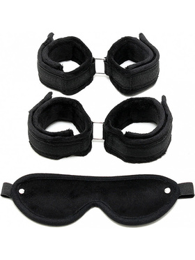 Rimba: Soft Bondage Set, Cuffs & Blindfold