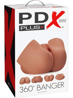 Pipedream PDX Plus: 360 Banger Masturbator, dark