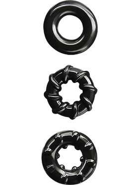 NSNovelties: Renegade, Dyno Penis Rings, black