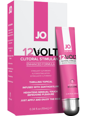 System JO for Her: 12Volt, Clitoral Stimulant Buzzing Serum