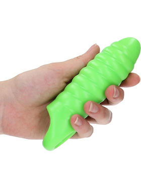 Ouch! Glow in the Dark: Swirl Thick Stretchy Penis Sleeve