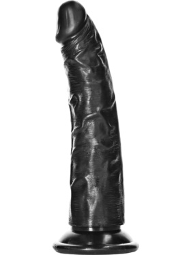 RealRock: Slim Realistic Dildo, 15,5 cm, black