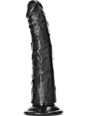 RealRock: Slim Realistic Dildo, 15,5 cm, black