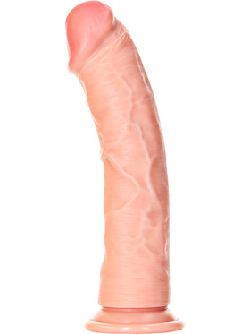 RealRock: Curved Realistic Dildo, 23 cm, light