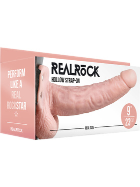 RealRock: Hollow Strap-on, 23 cm, light