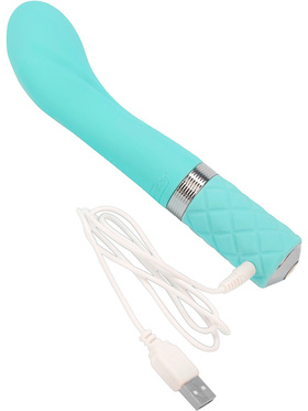 Pillow Talk: Sassy, Luxurious G-Spot Massager, turquoise