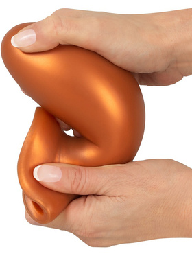 Anos: Big Soft Butt Plug with Suction Cup, 16 cm