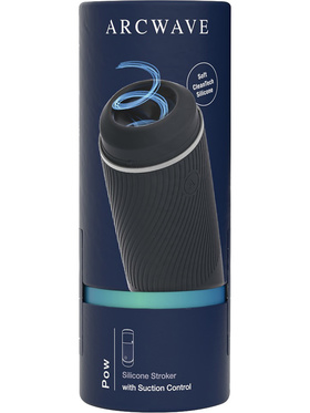 Arcwave: Pow, Silicone Stroker with Suction Control