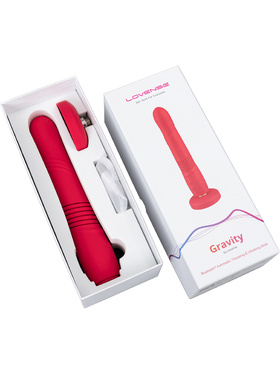 Lovense: Gravity, Bluetooth Thrusting & Vibrating Dildo