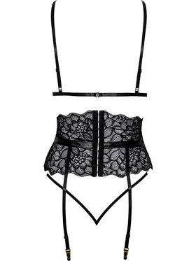 Kissable: 3-piece Underwear-Set in Lace, black