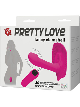 Pretty Love: Fancy Clamshell Vibrator with Remote