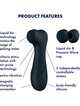 Satisfyer: Pro 2 Generation 3, Double AirPulse Vibrator, black