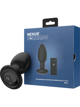 Nexus: Tornado, Rotating & Vibrating Butt Plug, small