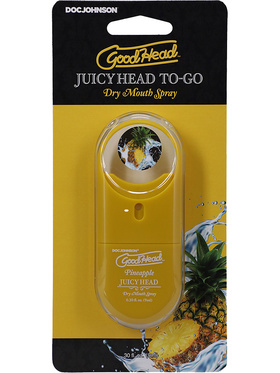 GoodHead: Juicy Head, Dry Mouth Spray To-Go, Pineapple, 9 ml