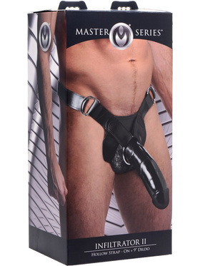 Master Series: Infiltrator II, Hollow Strap-On Dildo