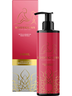 BodyGliss: Massage Oil & Lube, Rose Petals, 150 ml