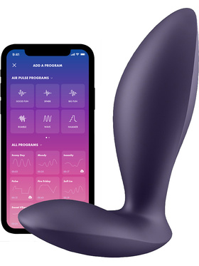 Satisfyer Connect: Power Plug, Plug Vibrator, purple