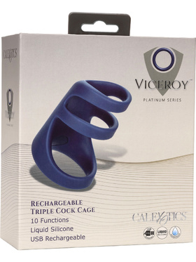 California Exotic: Viceroy, Vibrating Triple Cock Ring