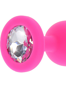 Toy Joy: Diamond Booty Jewel, small, pink