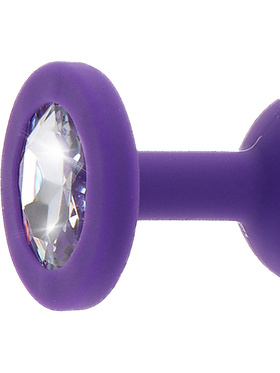 Toy Joy: Diamond Booty Jewel, small, purple