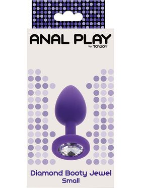 Toy Joy: Diamond Booty Jewel, small, purple