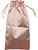 Satin storage bag, 45 x 19.5 cm, champagne