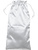 Satin storage bag, 45 x 19.5 cm, white