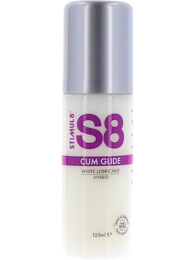 Stimul8: S8 Cum Glide, White Hybrid Lubricant, 125 ml