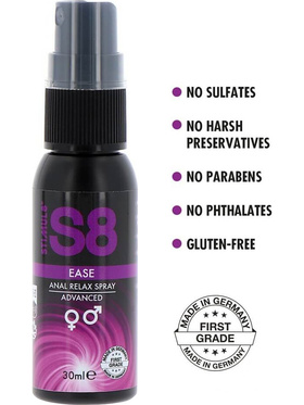 Stimul8: S8 Ease Anal Relax Spray, Advanced, 30 ml