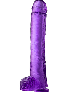 B Yours Plus: Hefty n' Hung Dildo, 36 cm, purple