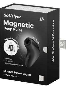 Satisfyer: Magnetic Deep Pulse, Air Pulse Vibrator, black