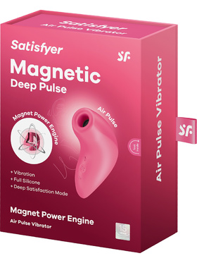 Satisfyer: Magnetic Deep Pulse, Air Pulse Vibrator, pink