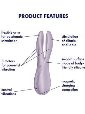 Satisfyer: Threesome 2 Vibrator, violet