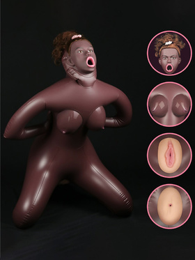 LoveToy: Cowgirl Style, Inflatable Love Doll, brown